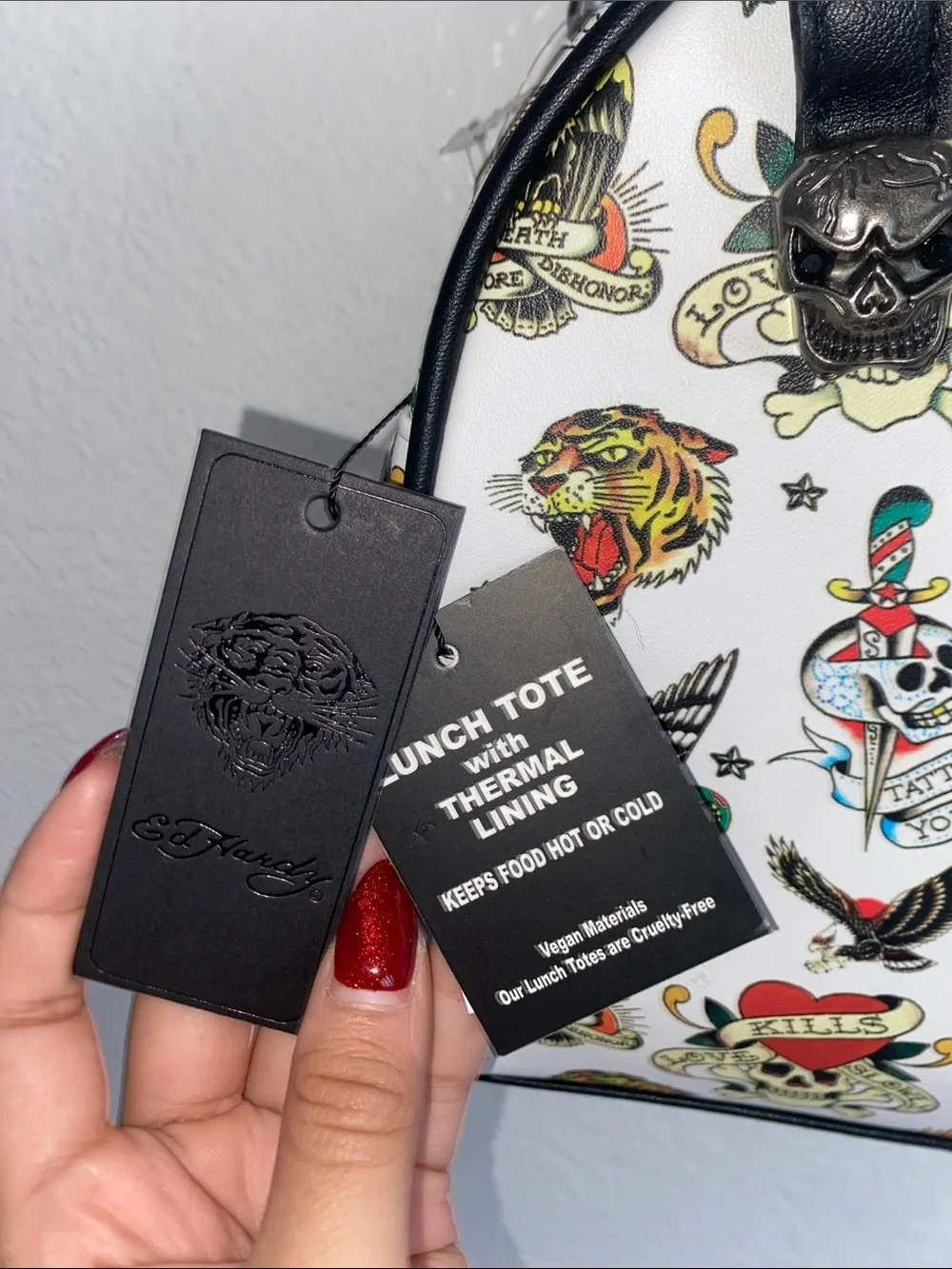 Ed Hardy detachable zip